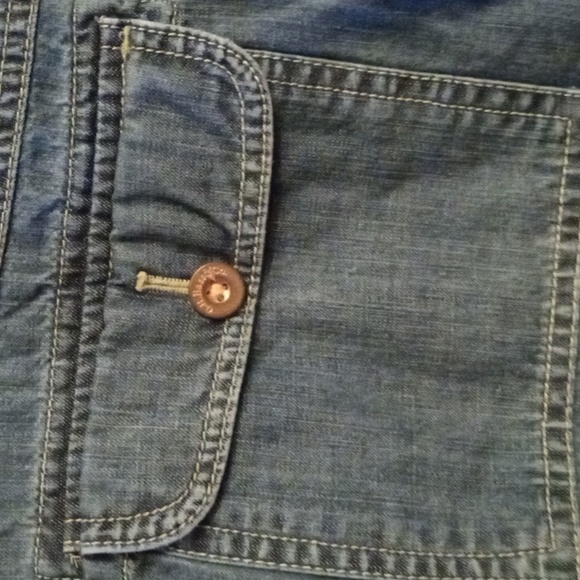 GH BASS Denim Pencil Skirt - Picture 6 of 7